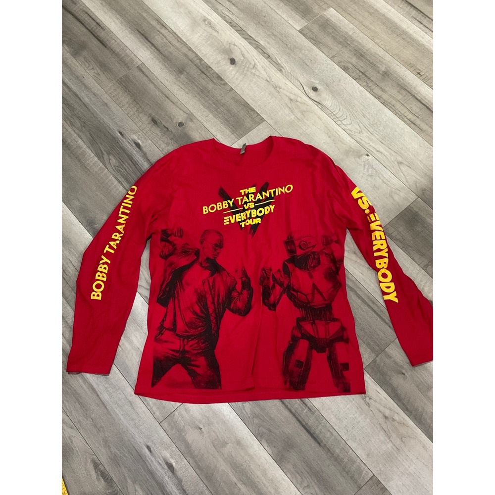 Logic Bobby Tarantino vs Everybody Tour Long Sleeve Shirt Red XXL NF Kyle 2018